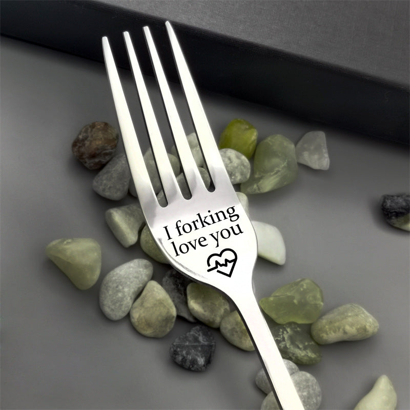🍴Inspirational Engraved Fork - Best Funny Gift For Loved One🥂