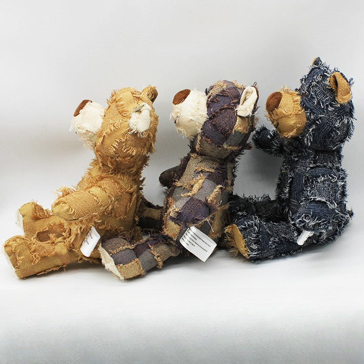 Indestructible Robust Bear Bite Resistant Plush Squeaky Dog Toys