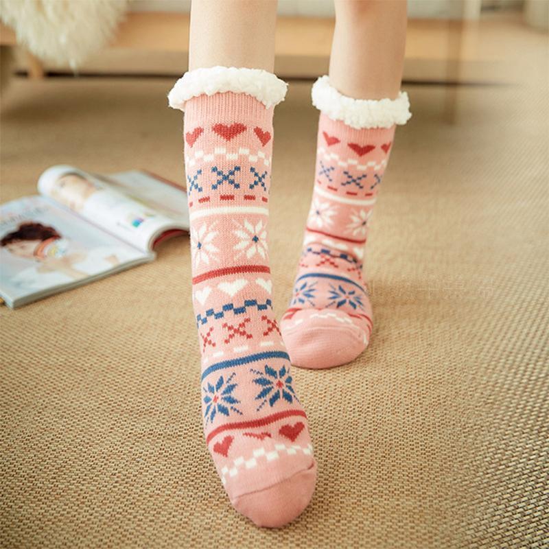 Winter Thermal House-stay Slipper Huggle Socks
