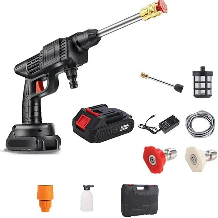 Cordless Portable High Pressure Spray Water Gun Set