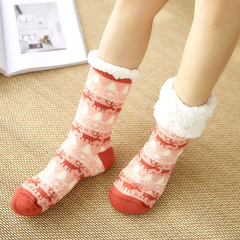 Winter Thermal House-stay Slipper Huggle Socks
