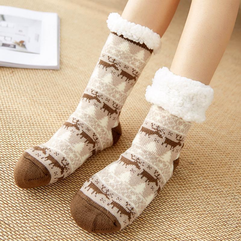 Winter Thermal House-stay Slipper Huggle Socks