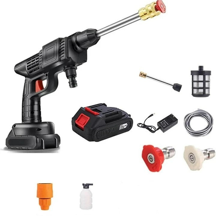 Cordless Portable High Pressure Spray Water Gun Set
