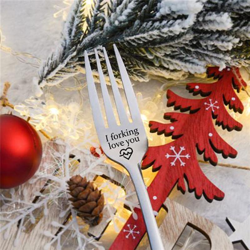 🍴Inspirational Engraved Fork - Best Funny Gift For Loved One🥂