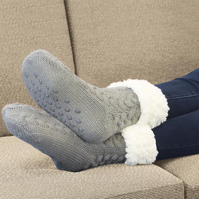 Winter Thermal House-stay Slipper Huggle Socks