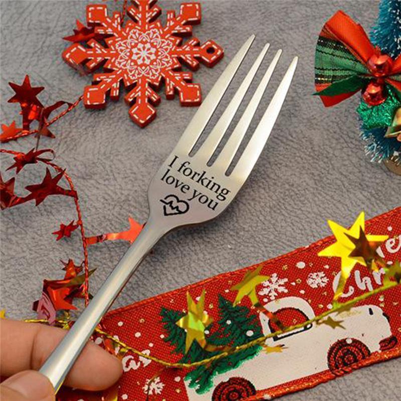 🍴Inspirational Engraved Fork - Best Funny Gift For Loved One🥂