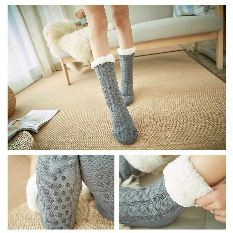 Winter Thermal House-stay Slipper Huggle Socks