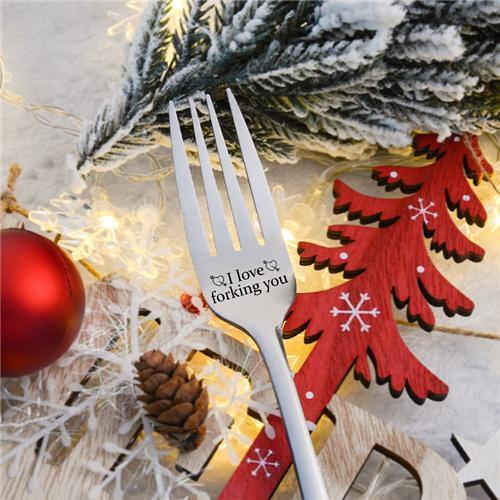 🍴Inspirational Engraved Fork - Best Funny Gift For Loved One🥂