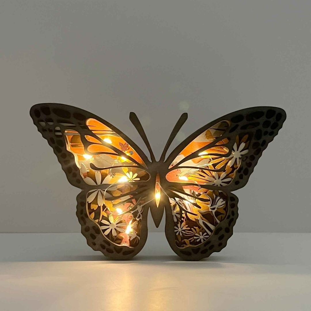 3D Creative Wooden Animal Carving Handcraft Gift