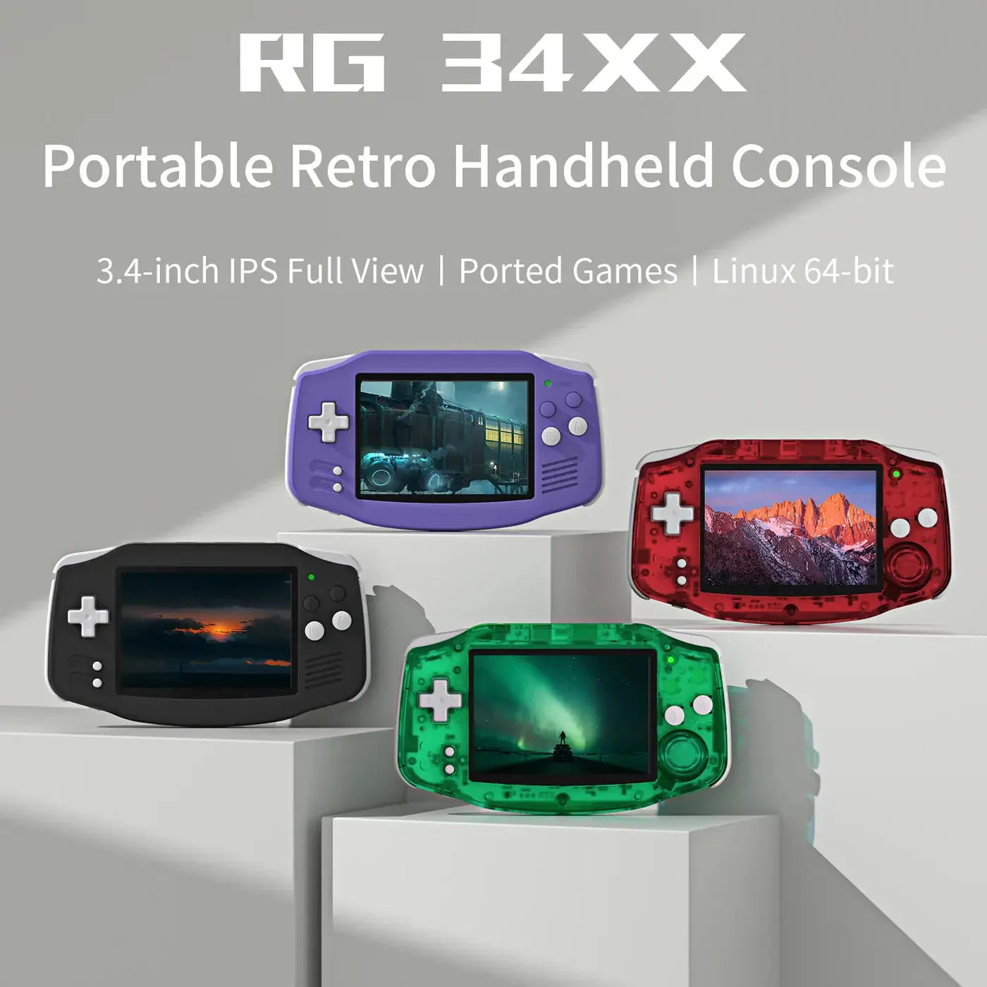Anbernic RG 34XX Retro Handheld Game Console