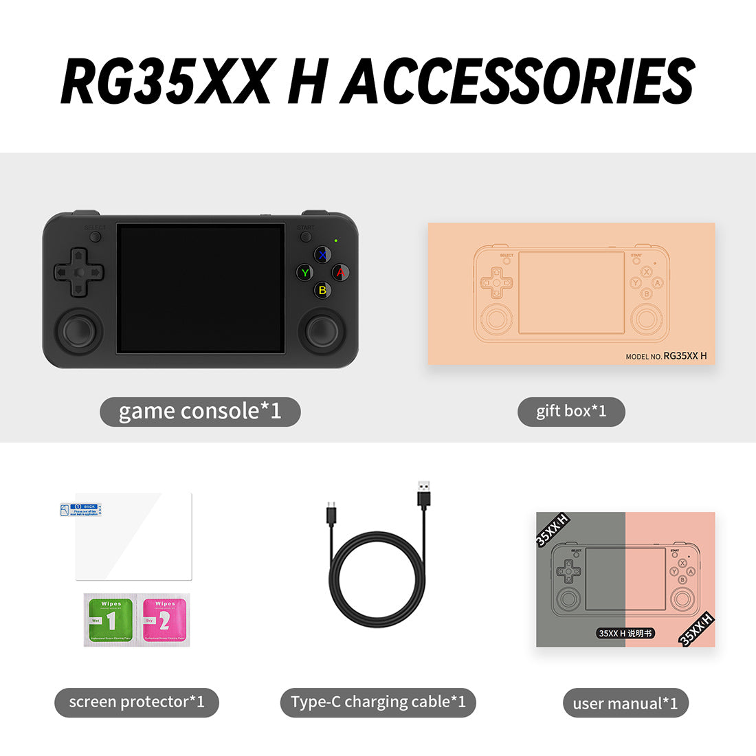 ANBERNIC RG35XX H Retro Handheld Gaming Console
