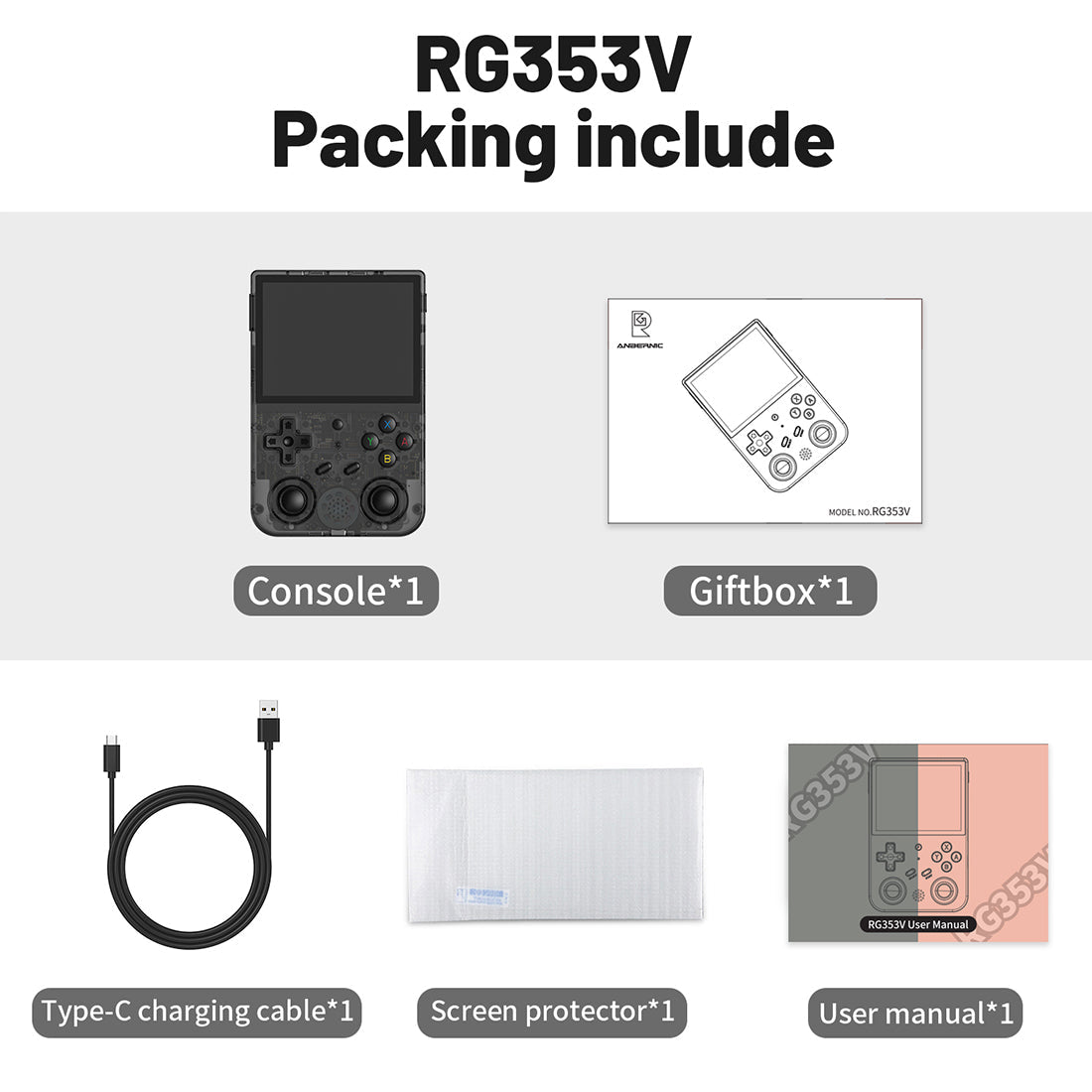 ANBERNIC RG353V/RG353VS Retro Handheld Game Console