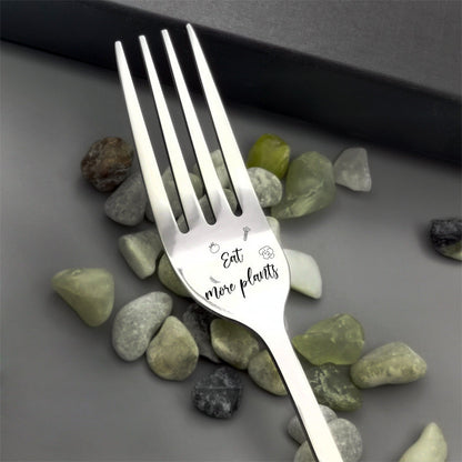🍴Inspirational Engraved Fork - Best Funny Gift For Loved One🥂