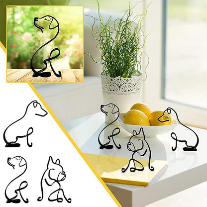 Dimoohome Dog Minimalist Art Sculpture