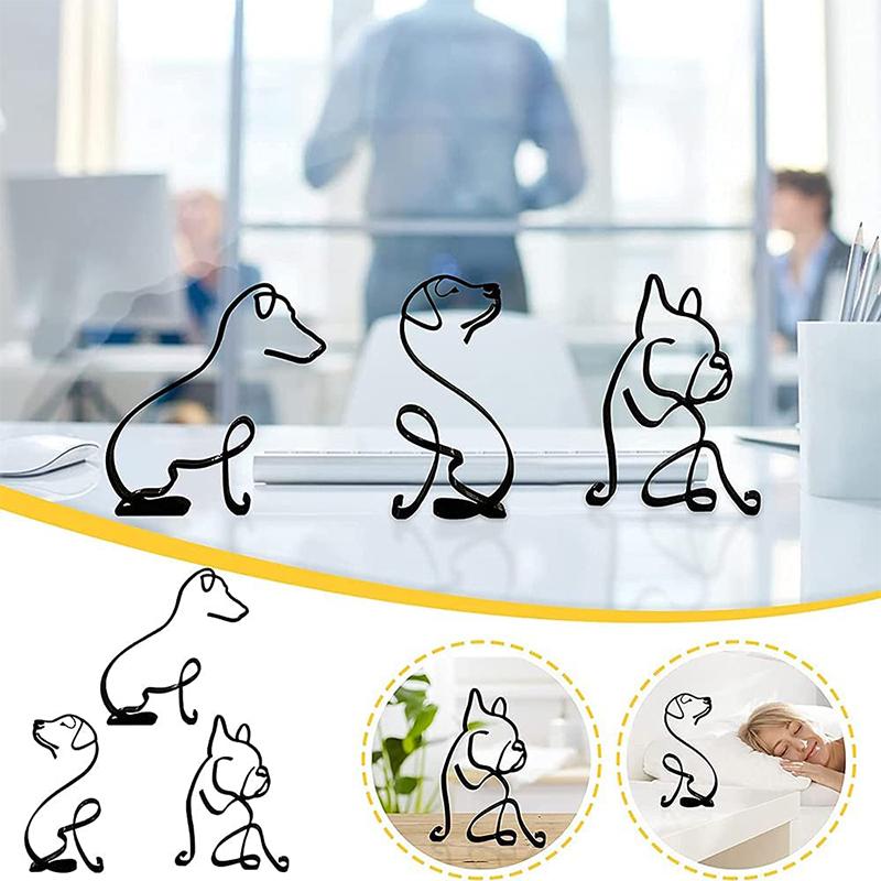 Dimoohome Dog Minimalist Art Sculpture