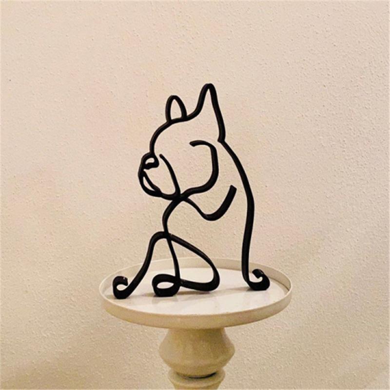 Dimoohome Dog Minimalist Art Sculpture