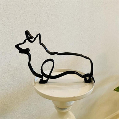 Dimoohome Dog Minimalist Art Sculpture