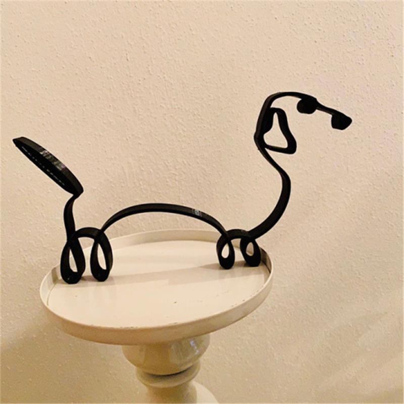 Dimoohome Dog Minimalist Art Sculpture