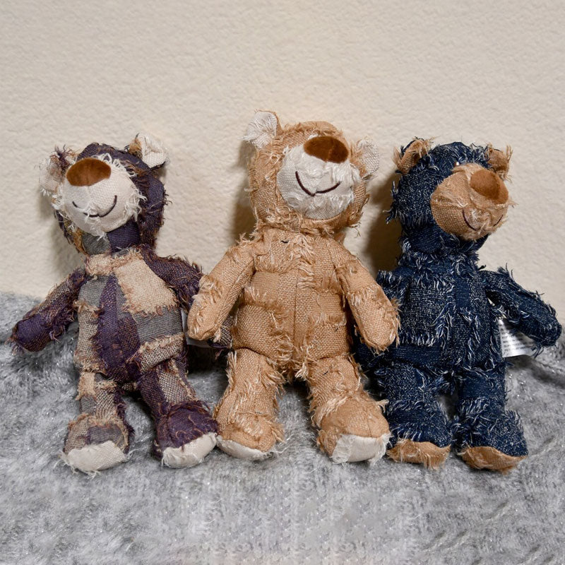 Indestructible Robust Bear Bite Resistant Plush Squeaky Dog Toys