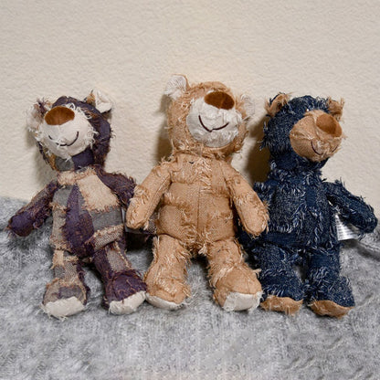 Indestructible Robust Bear Bite Resistant Plush Squeaky Dog Toys