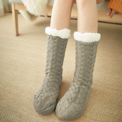 Winter Thermal House-stay Slipper Huggle Socks
