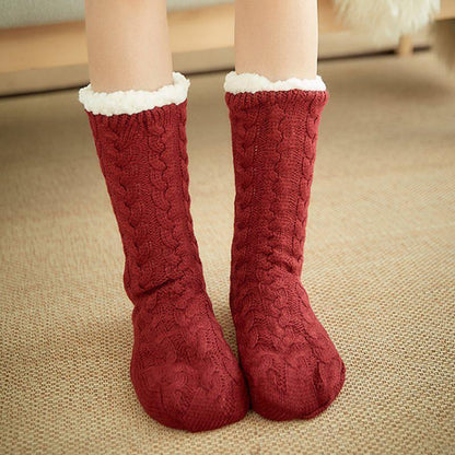 Winter Thermal House-stay Slipper Huggle Socks