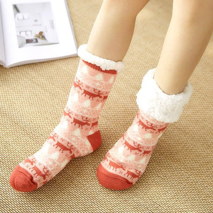Winter Thermal House-stay Slipper Huggle Socks