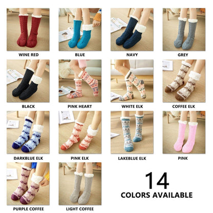Winter Thermal House-stay Slipper Huggle Socks