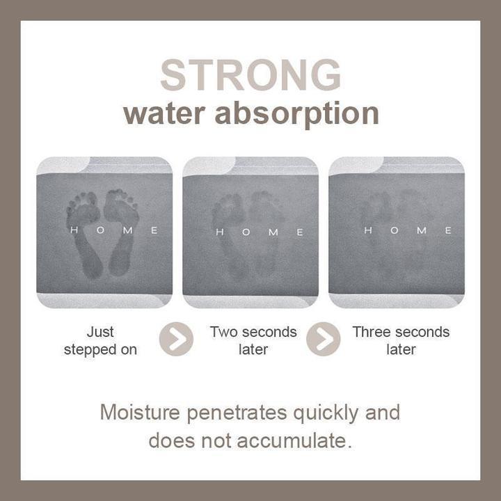 Super Absorbent Floor Mat for Home, Bathroom Soft Quick Drying Mat