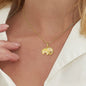 925 Sterling Silver Six-Tooth White Elephant Pendant Necklace – Versatile and Elegant Women's Choker Chain, Wholesale