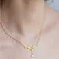 925 Sterling Silver Shell Pearl Necklace - Wholesale