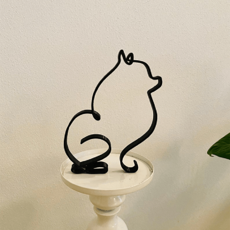 Dimoohome Dog Minimalist Art Sculpture