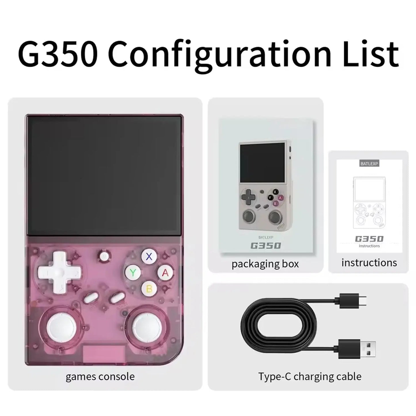 BatleXP G350 Retro Handheld Game Console